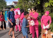 Jalin Kebersamaan, Bhayangkari Polres Seruyan Berbagi Takjil