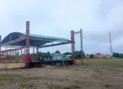 Pembangunan Panggung utama MTQ Sudah Hampir Rampung.