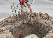 Dinas PUPR Seruyan Lakukan Pemasangan dan Renovasi Lampu Jalan Umum